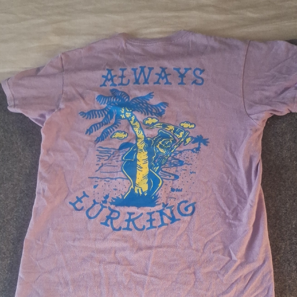 Purple Graphic Tee - Always Lurking